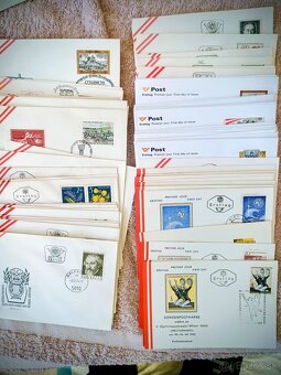 krabica FDC-Rakúsko +prešlá pošta - 3