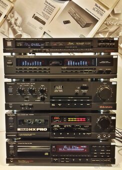 Zostava TECHNICS A01 tuner, equalizer, zosilnovac, CD, deck - 3