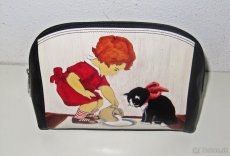 Kozmetická taška - Dievčatko a mačka, orig. značka Bambas - 3