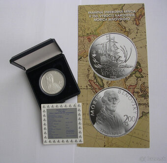 200 Sk 1996 Móric Beňovský PROOF - 3