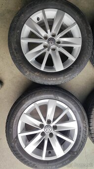 5x100 r15 Vw originálne elektróny (zimné pneu 185/60 R15) - 3