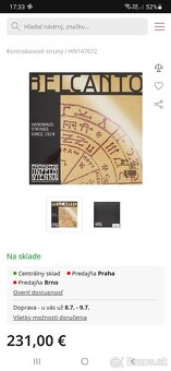 Struny na kontrabas - 3