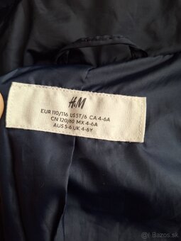 H&M prechodná bunda vel.110/116 - 3