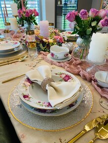 Vitrínová retro obedová súprava,posielam bezpečne - 3