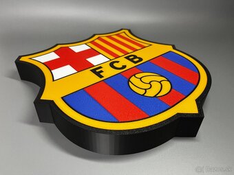 FC Barcelona LED logo lampa - 3