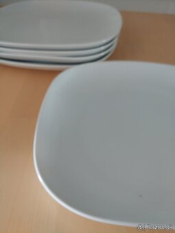 Velke stvorcove taniere, rozmer 25x25cm, 5 kusov - 3