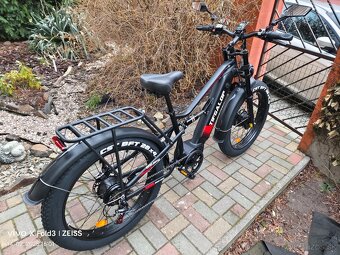 Výkonný ebike Tifgalop 2x750W,21Ah,65km/h,100km,36kg - 3