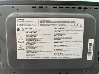 Mikrovlnná rúra Gorenje - 3
