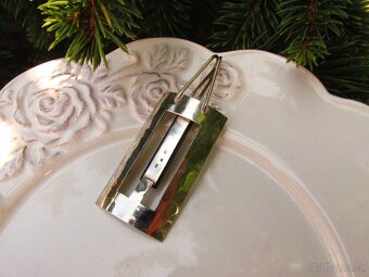 Starý strieborný nadčasový prívesok, Ag 900 - 3