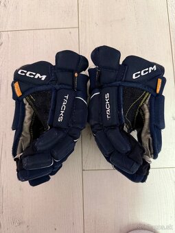 HOKEJOVÉ RUKAVICE CCM AS-V VEĽKOSŤ 10 TOP STAV - 3