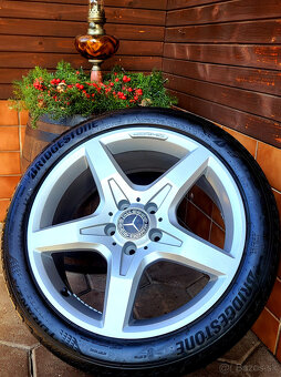 alu R18 5x112 orig. AMG, Mercedes, dvojrozmer (+ letné pneu) - 3