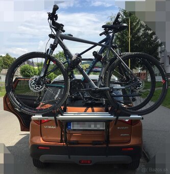 Nosič 3 bicyklov k autu bez ťažného, na piate dvere, Menabo - 3