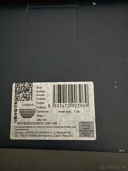 krištálová misa, Bohemia cristal, nepoužitá, nepoškodená - 3