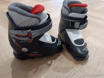 Detské lyže 80, lyžiarky, palice - 3