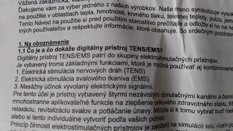 Elektrostimulátor Baurer EM80 - 3