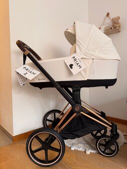 Cybex priam 4.0 off white nový - 3