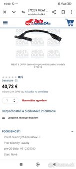 snímač impulzov kľukového hriadeľa. - 3