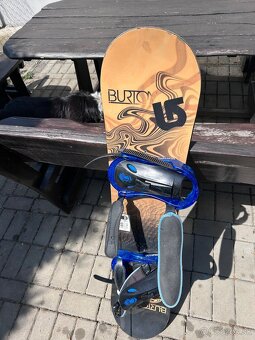 Snowboard BURTON 120 cm + viaza - 3