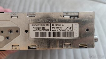 Originalne radio VW alpha s kodom - 3