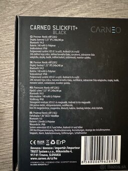 Smart hodinky carneo slickfit+ čierne - 3