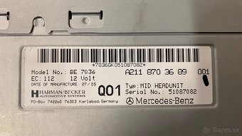 Autorádio Mercedes W211 - 3