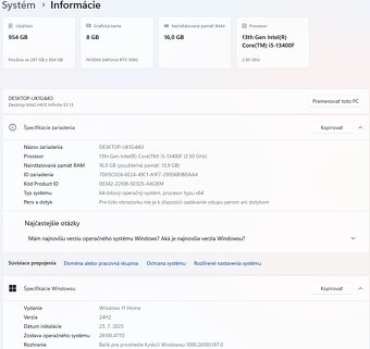 MSI MAG Infinite S3 13TC-684 Intel i5/RTX 3060 - 3