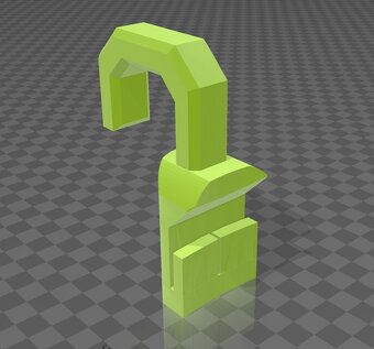 3D tlačený držiak kábla pre vysavač Parkside PWD 25 - 3