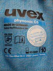 UVEX  C5 ochranne  rukavice    velkost 11     4eur/pár - 3