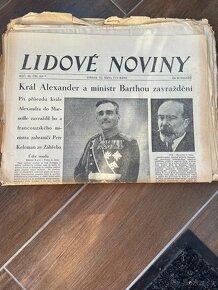 lidove noviny stare noviny historicke noviny z r. 1939 - 3