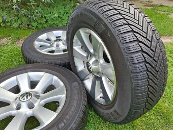 16" ALU 5x112 orig VW Tiguan a iné + 215/65 r16 7,5mm TOP - 3