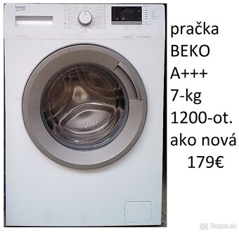 predám pračku A+++ - 3