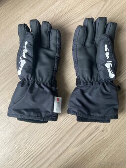 Lyžiarske rukavice kostlivec veľ.146 - 3