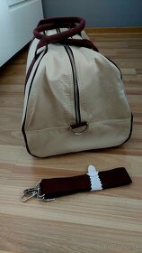 Víkendová taška béžová - 3