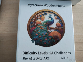 Drevené puzzle - zvieratá - 3