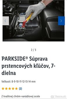 Parkside VDE sada izolovanych klucov 1000 V PC 56 EUR - 3