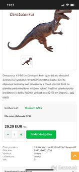 Veľký dinosaurus Ceratosaurus – realistická figúrka 30 cm - 3