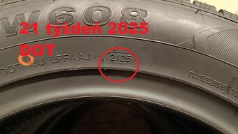 225/55 R17 zimné pneumatiky rok výroby DOT 2025 - 3
