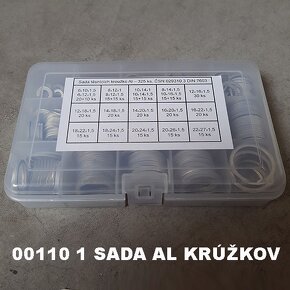 Sady medených, hliníkových a fibrových krúžkov - 3