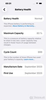 iPhone 15 čierny 128Gb - 3