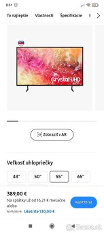Predám Televízor Samsung - 3
