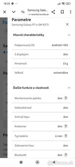 Náramok Samsung Galaxy FIT - 3