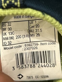 Decathlon tenisky na telesnú číslo 32 (AKO NOVÉ) - 3