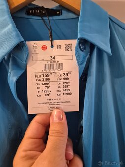 Predam nove satenove saty zn. Mohito XS/S - 3