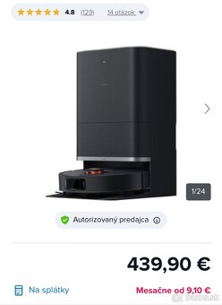 Robotický vysávač Xiaomi X20 Max EU - 3