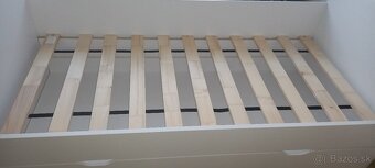 postel 90x200, rošt, matrac - 3