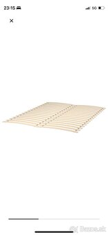 IKEA 140x200 posteľ spolu s roštom - 3