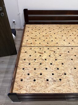 Drevená posteľ 180x200 – masív + spevnený rošt - 3