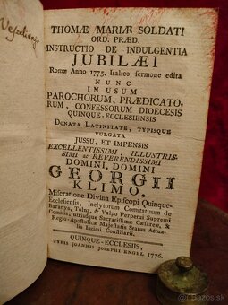 Stará vzácna kniha 1776 od Klimo - 3