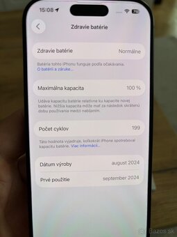 predam iphone 16pro 128gb cierny titan - 3