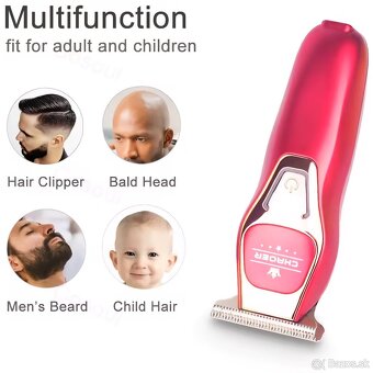 Vynikajúci Kompaktný Strojček na Vlasy 0-3mm 2-rýchl. USB-C - 3